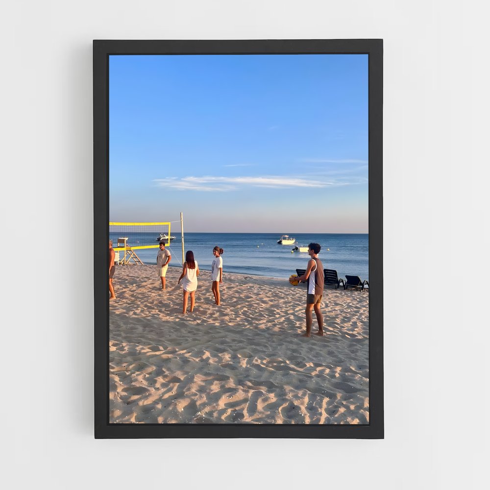Poster Beach Volley Fever – affiche Beach-volley (vue 2)